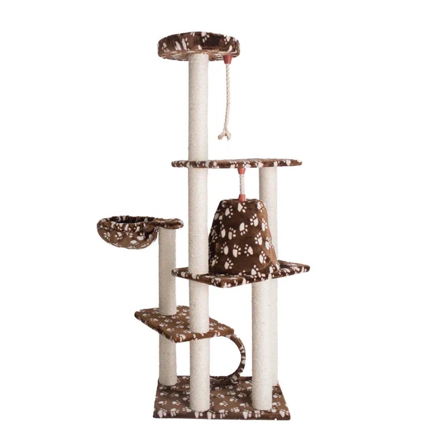 Armarkat A6601 Classic Cat Tree with Hammock Bed and Play Features